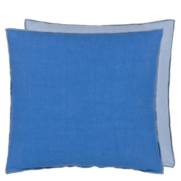 Brera Lino Cushion - Cornflower Lapis